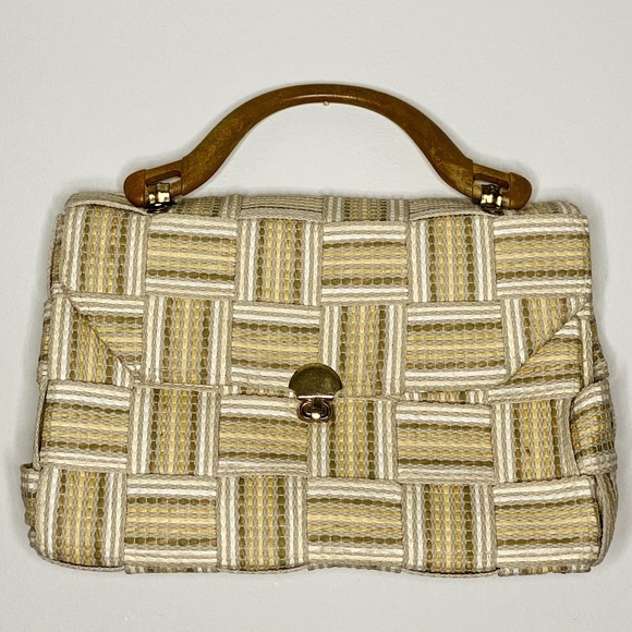 Rattan Hand Purse - Picture 2 of 5